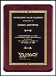 P3626  7 x 9 Rosewood Plaque Engraved